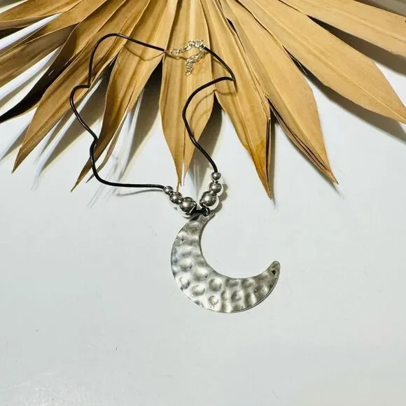 Moon boho necklace S716 - Picture 2 of 3